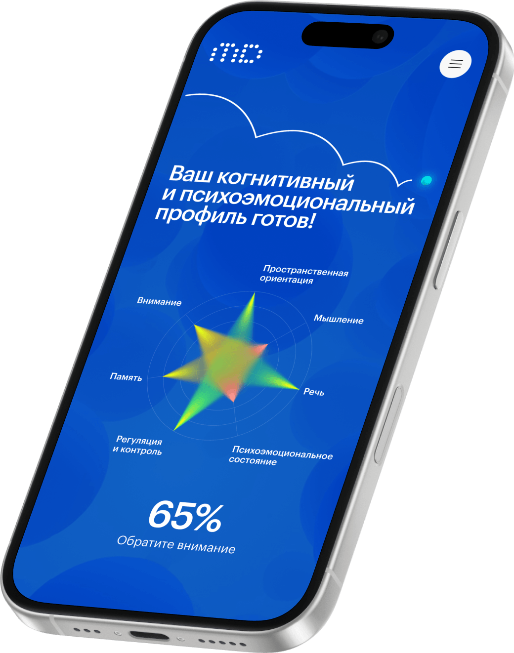 Телефон с результатами